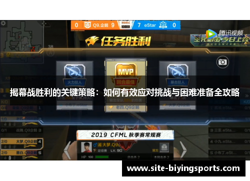 揭幕战胜利的关键策略：如何有效应对挑战与困难准备全攻略